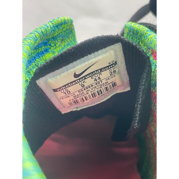 Nike Mens Lunar Flyknit Chukka 554969-407 Multicolor Sneaker Shoes Size 10 - Picture 11 of 11